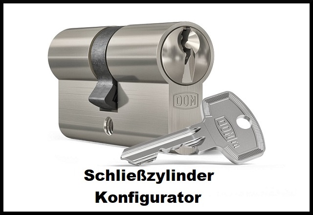 DOM RN Schließzylinder Konfigurator