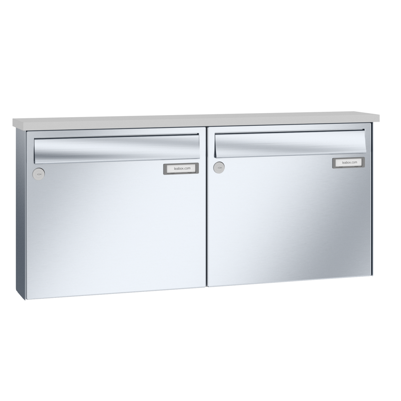 Briefkastenanlage Aufputz Edelstahl Lea 3 1-12 Fach