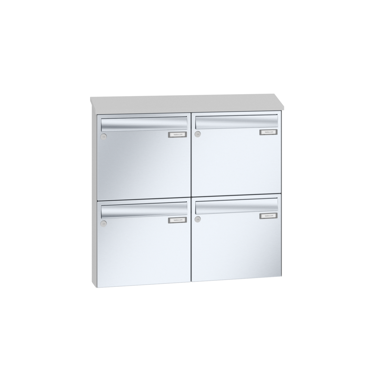 Briefkastenanlage Aufputz Edelstahl Lea 20 1-12 Fach