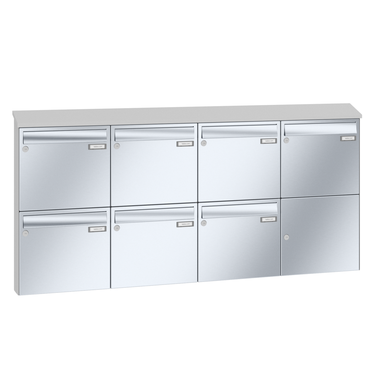 Briefkastenanlage Aufputz Edelstahl Lea 20 1-12 Fach