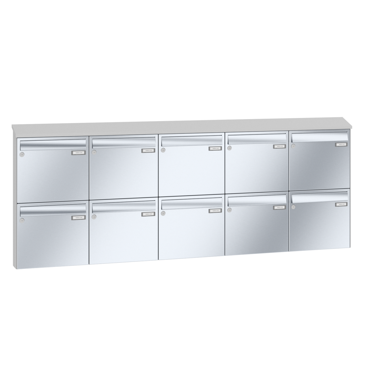 Briefkastenanlage Aufputz Edelstahl Lea 20 1-12 Fach
