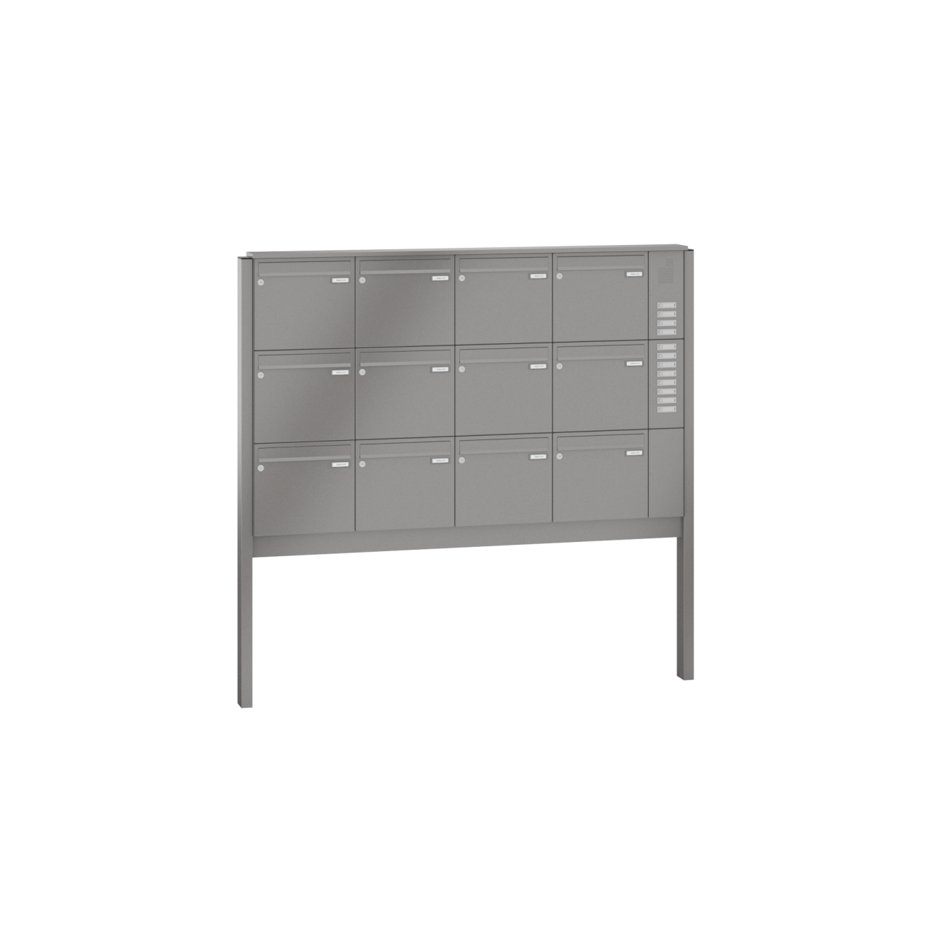 Briefkastenanlage freistehend Sprech Klingel Lea 3