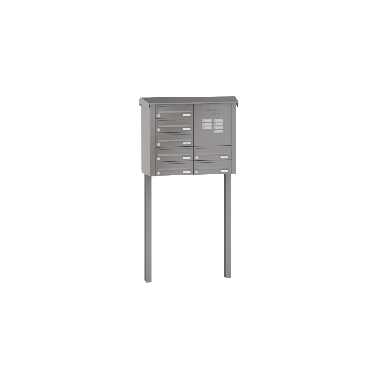 Briefkasten freistehend Sprech Klingel Lea 2