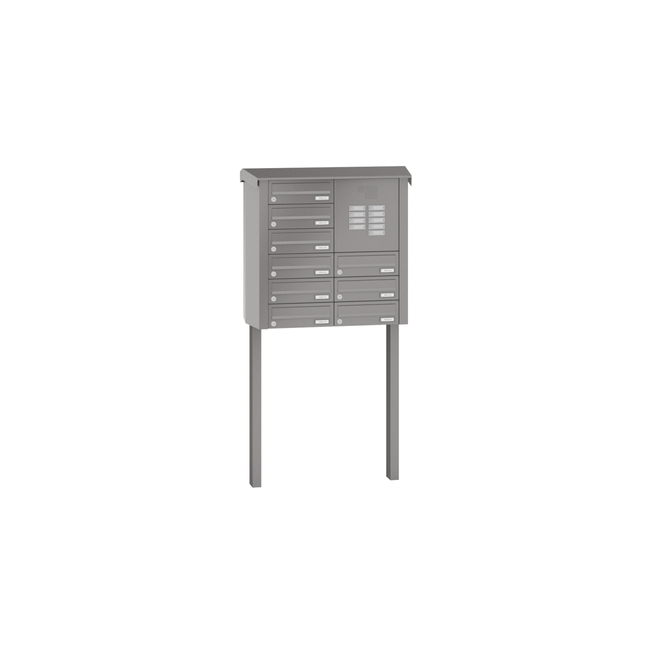 Briefkasten freistehend Sprech Klingel Lea 2