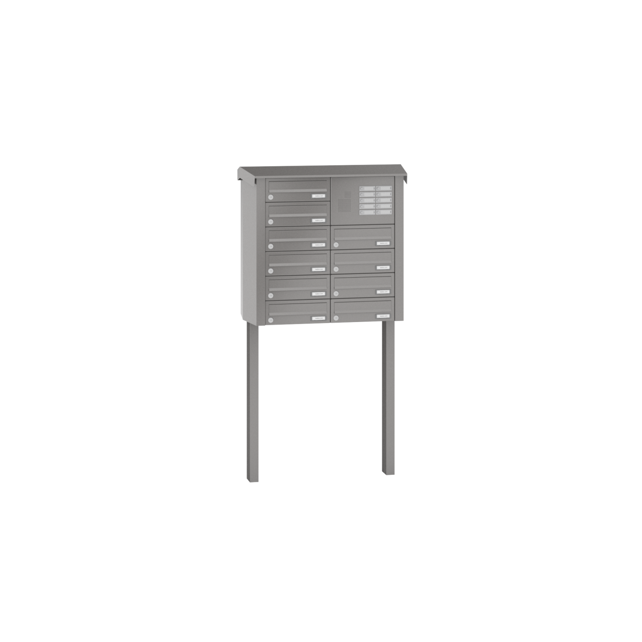 Briefkasten freistehend Sprech Klingel Lea 2