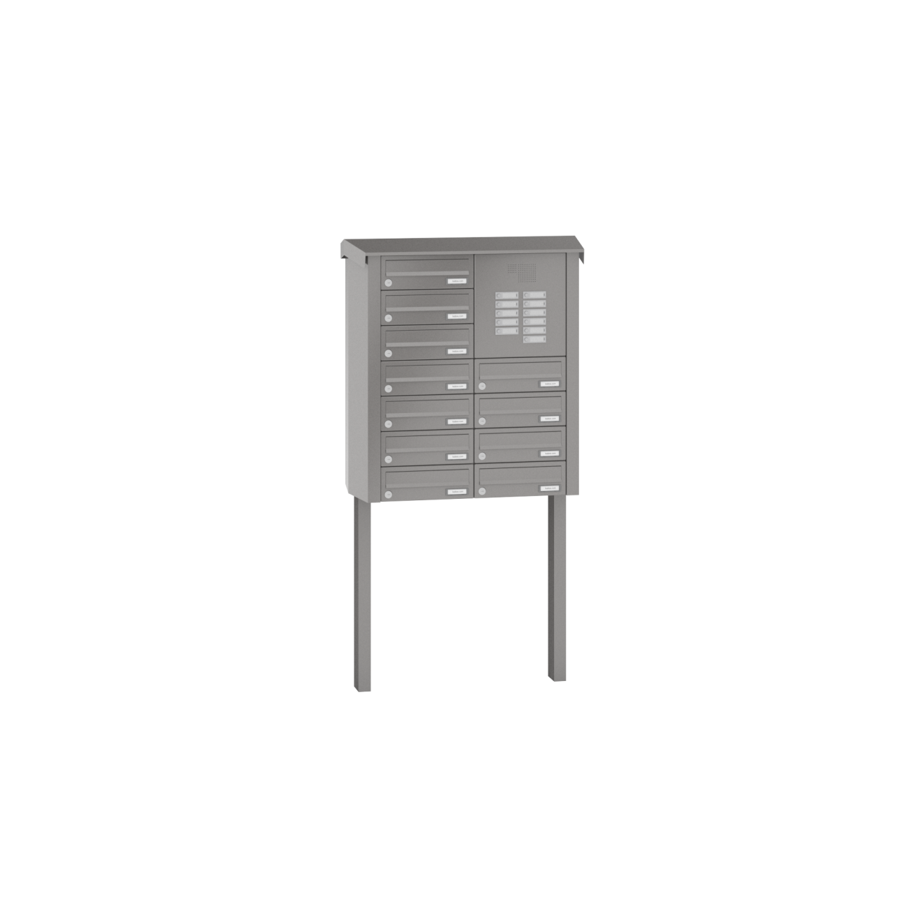 Briefkasten freistehend Sprech Klingel Lea 2