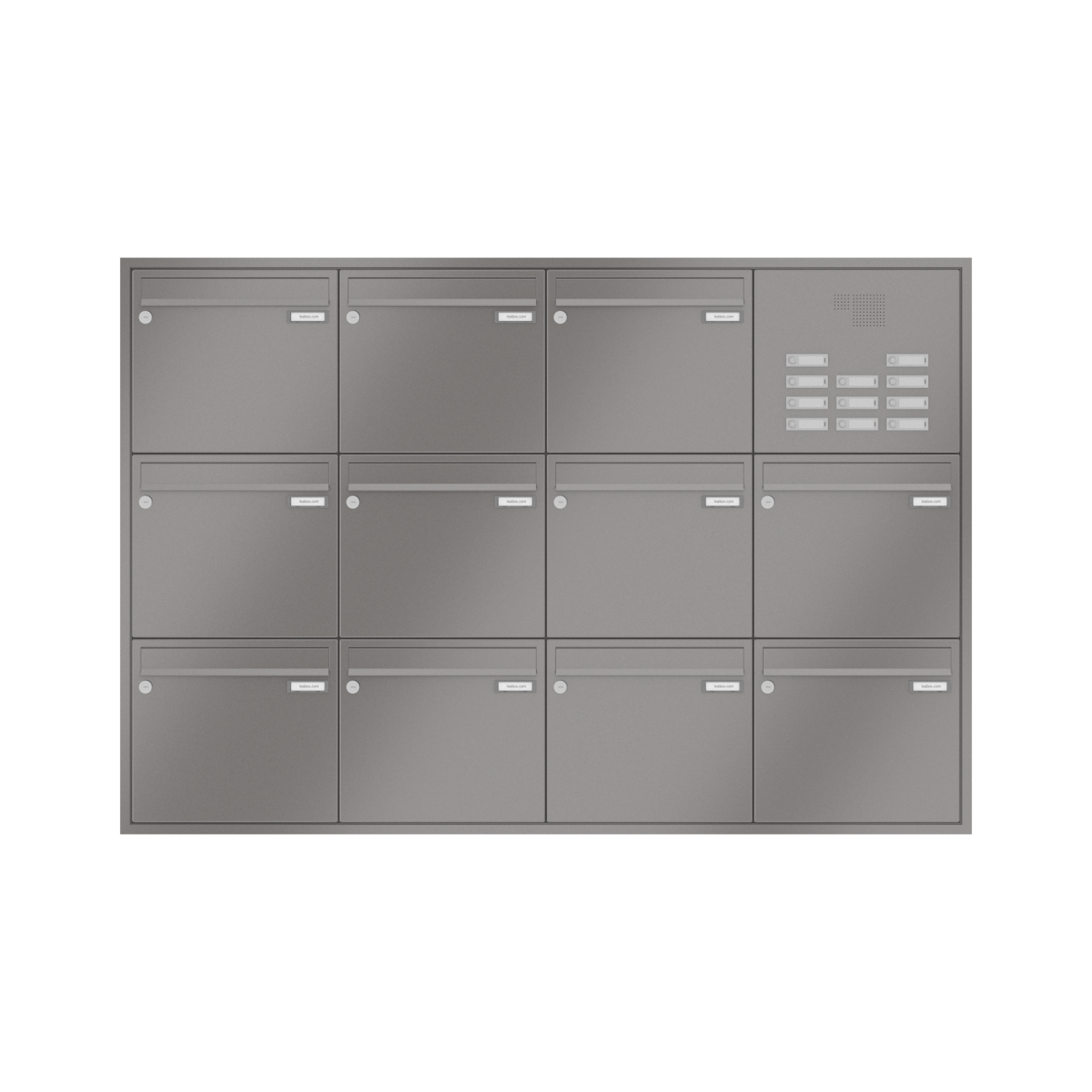 Briefkastenanlage Unterputz Sprech Klingel 1-12 Fach