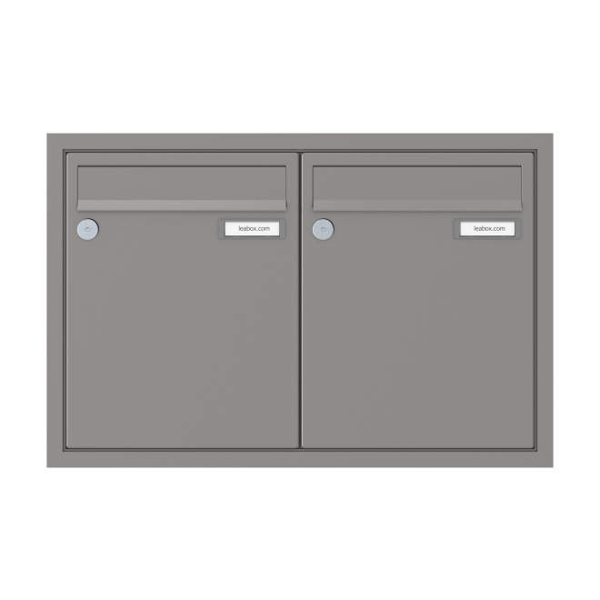 Briefkasten Unterputz 1-12 Fach, Teilnehmer: 2 Teilnehmer, Anlagenfarbe: Standard Farben