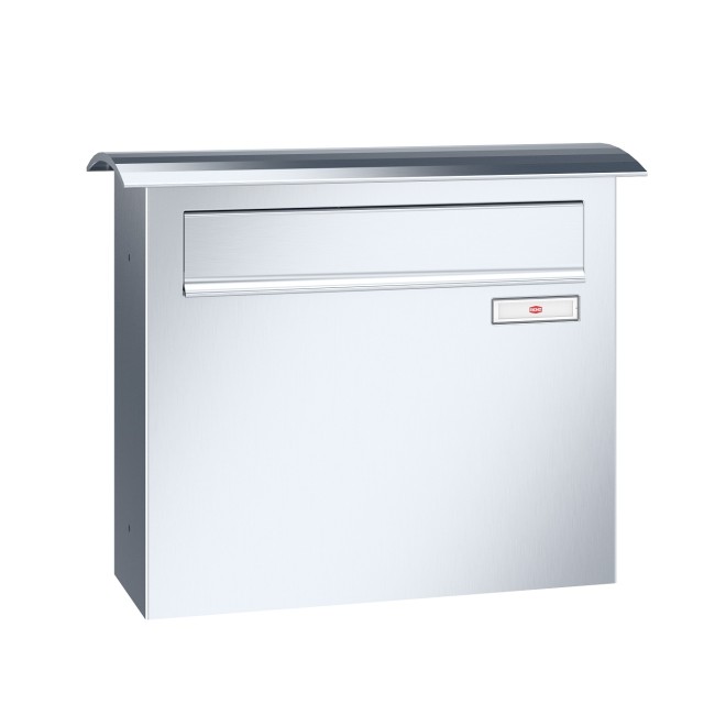 Zaunbriefkasten Convex Edelstahl 17-0-17054, Kastengröße: 396 x 330 x 147mm ( 19 Liter )