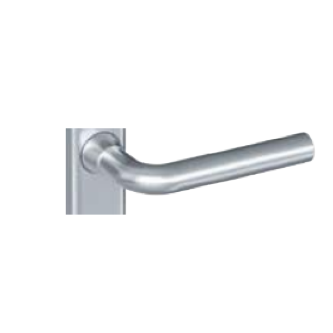 DOM ENiQ Guard S Wideline Set Sicherheitsbeschlag, Griffvariante: Abgerundet L-Form