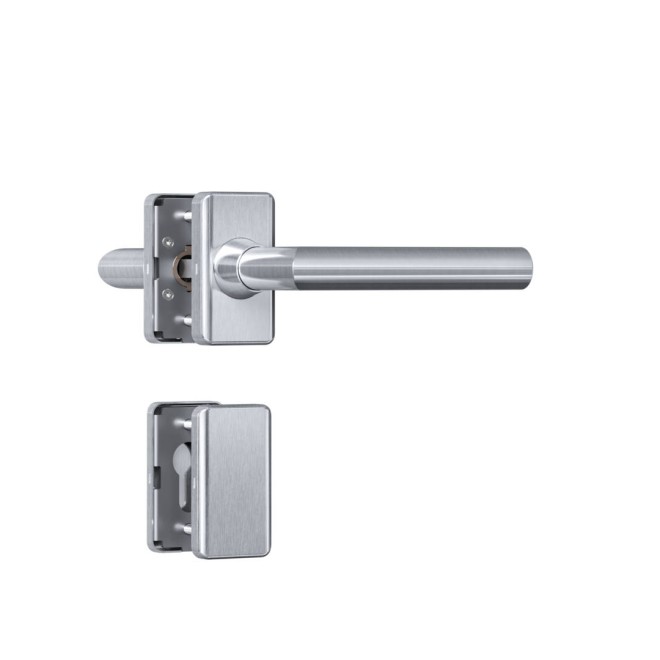 Tapkey Guard Slimline Compact elektronischer Türbeschlag, Ausführung: Set (Innen & Außen) mechanisch