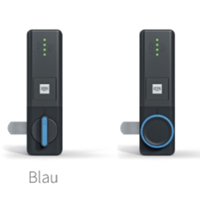 Tapkey LoQ elektronischer Spind- & Schrankverschluss, Farbe: Blau