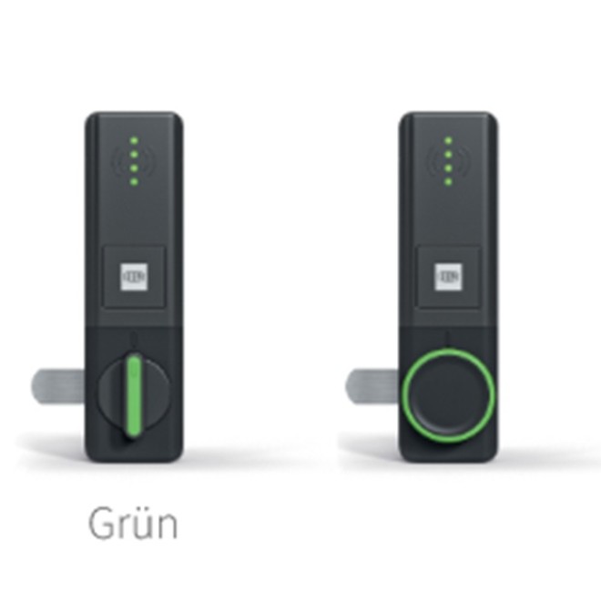 Tapkey LoQ elektronischer Spind- & Schrankverschluss, Farbe: grün
