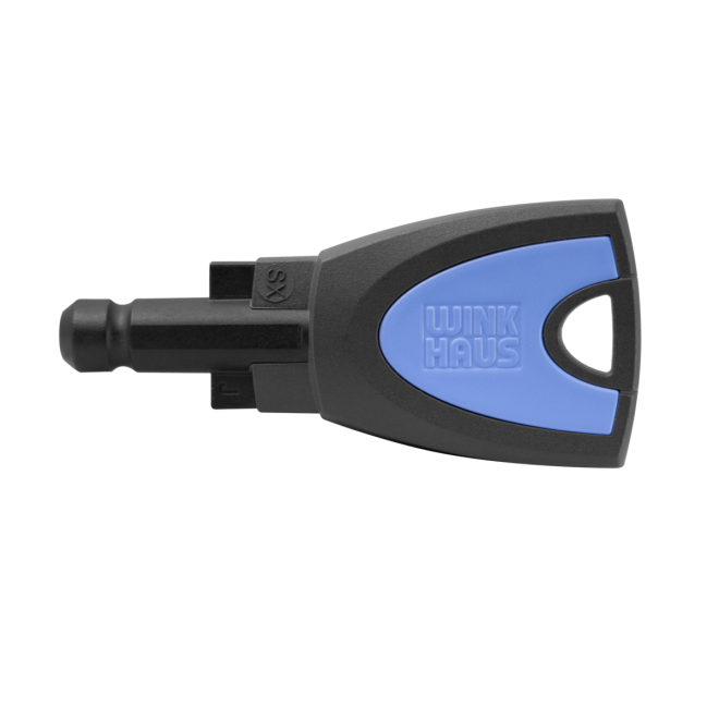 Winkhaus BlueCompact Nutzerschlüssel, Schlüsselfarbe: blau