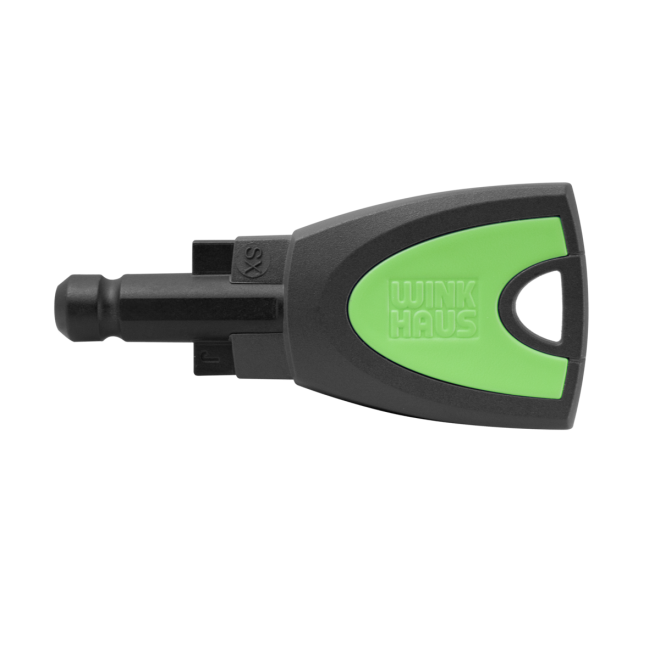 Winkhaus BlueCompact Nutzerschlüssel, Schlüsselfarbe: grün