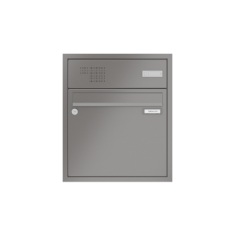 Briefkastenanlage Unterputz Sprech Klingel 1-12 Fach, Teilnehmer: 1 Teilnehmer, Anlagenfarbe: Standard Farben