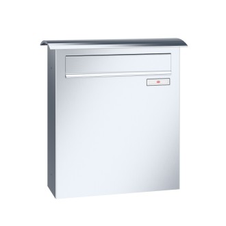 Zaunbriefkasten Convex Edelstahl 17-0-17054, Kastengröße: 396 x 440 x 147mm ( 25 Liter )
