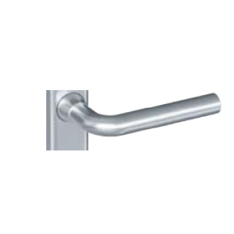 DOM ENiQ Guard S Wideline Set Sicherheitsbeschlag, Griffvariante: Abgerundet L-Form