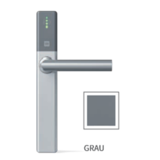 DOM ENiQ Guard Compact Wideline Set Türbeschlag, Farbe: grau