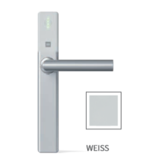 DOM ENiQ Guard Compact Wideline Set Türbeschlag, Farbe: weiß