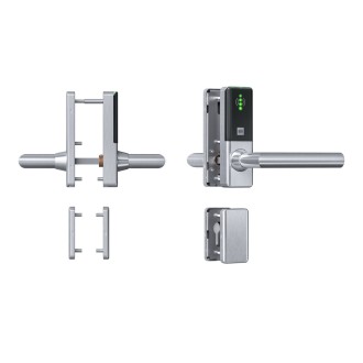 Tapkey Guard Slimline Compact elektronischer Türbeschlag, Ausführung: Set (Innen & Außen) einseitig lesend
