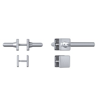 Tapkey Guard Wideline Compact elektronischer Türbeschlag, Bauform: Rosetten Wideline mechanisch
