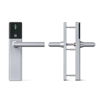 Tapkey Guard Wideline elektronischer Türbeschlag, Ausführung: Set (Innen & Außen) einseitig lesend