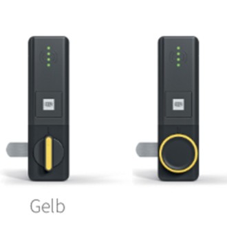 Tapkey LoQ elektronischer Spind- & Schrankverschluss, Farbe: Gelb