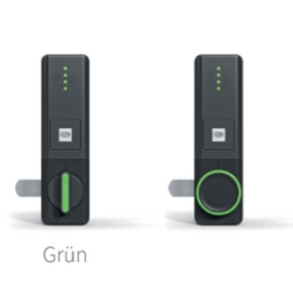 Tapkey LoQ elektronischer Spind- & Schrankverschluss, Farbe: grün