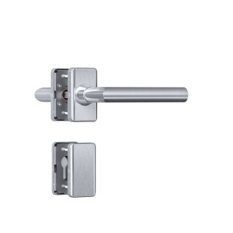 Tapkey Guard Slimline Compact elektronischer Türbeschlag, Bauform: Rosetten Slimeline mechanisch