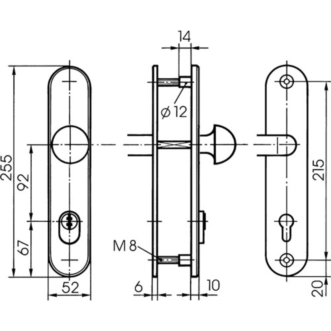 Schutzbeschlag IKON S416 Schutzbeschlag IKON S416