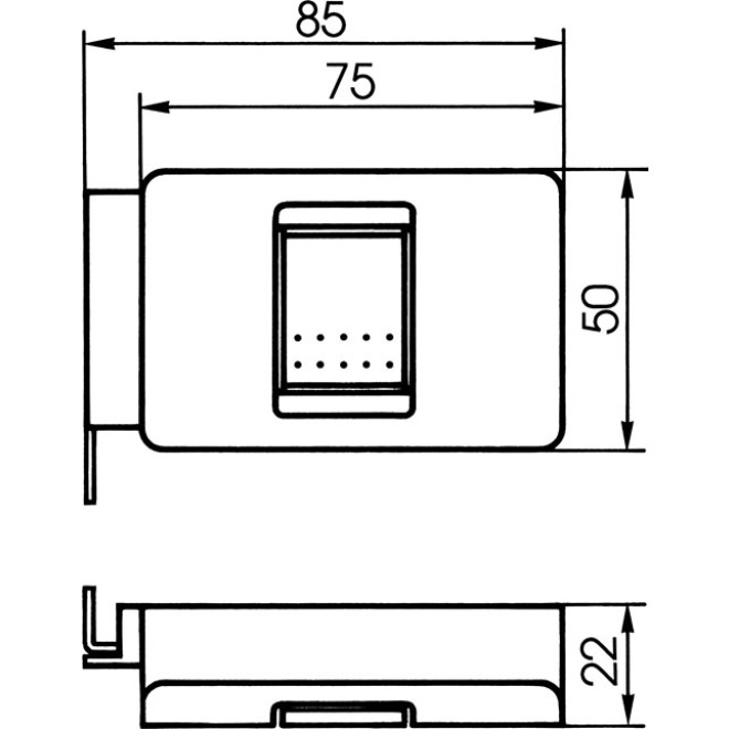 Rollladensicherung - Maße