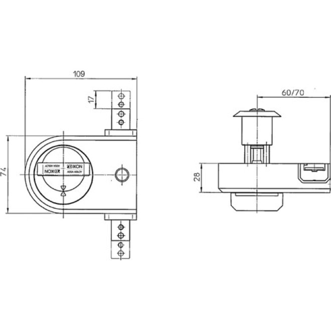 Mehrfachverriegelung 260 - Maße