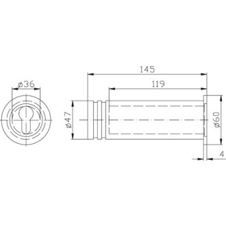 Mini Tresor 9M40 - Maße