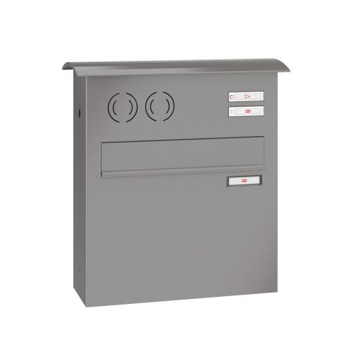 Zaunbriefkasten Convex Klingel Sprechsieb 17-0-17059