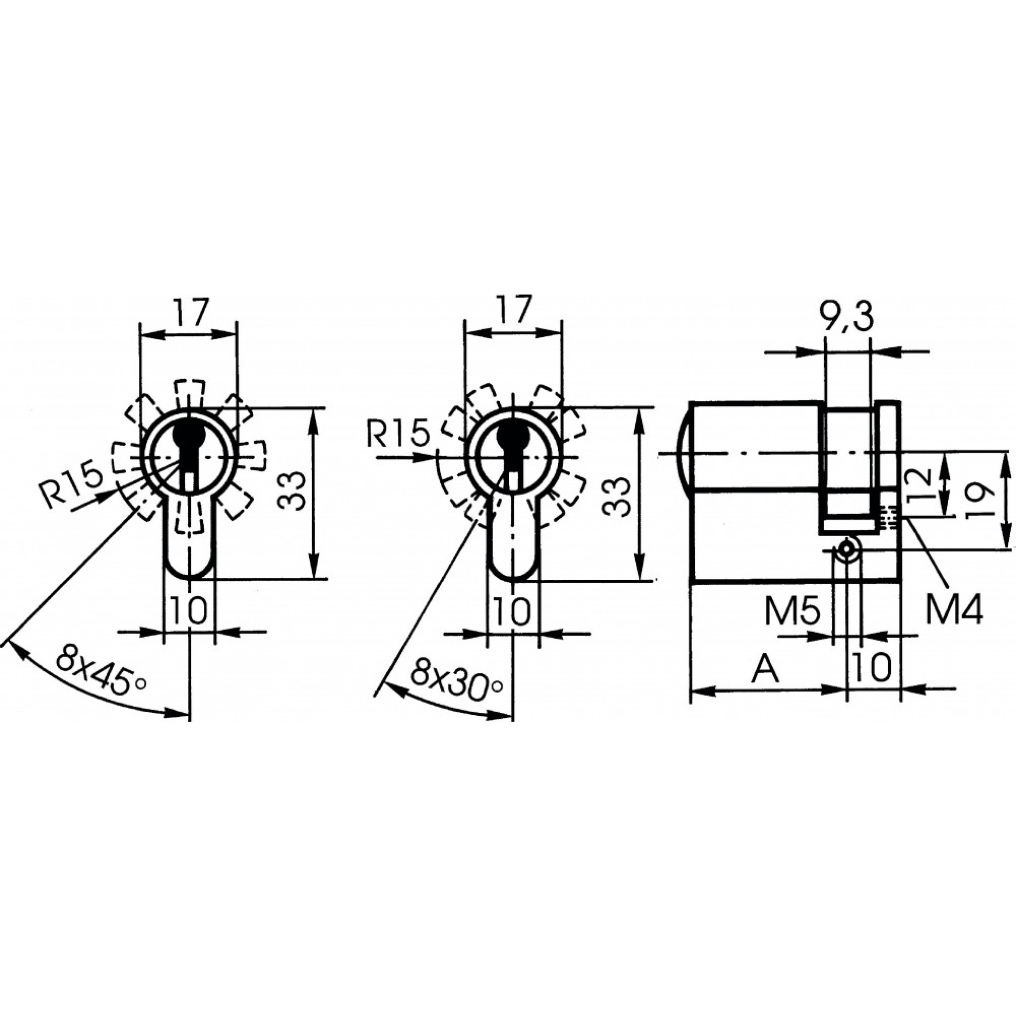 Vector Profil Rippe Halbzylinder Vector Profil Rippe Halbzylinder