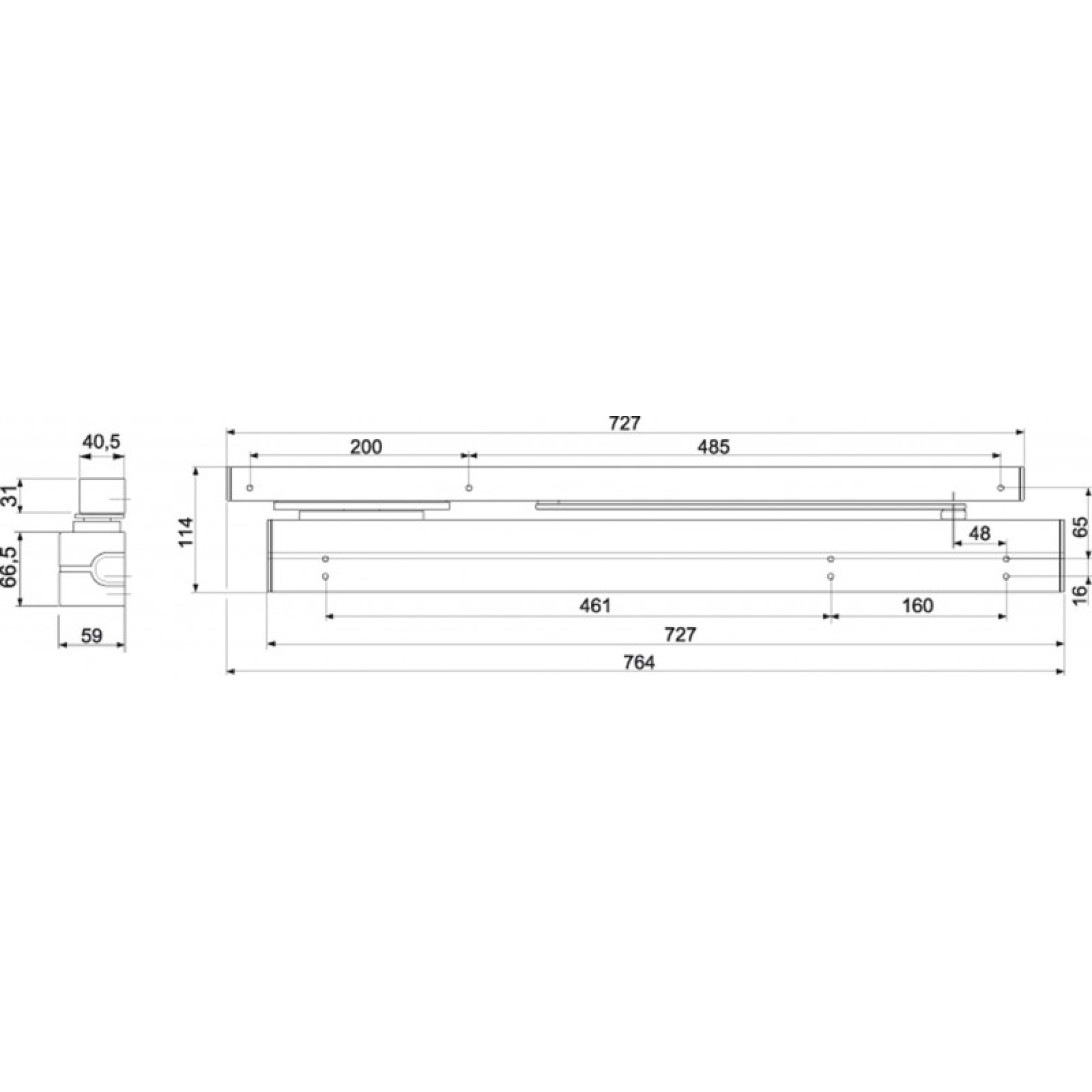 Türschließer DC 700G-FT-BGS Türschließer DC 700G-FT-BGS