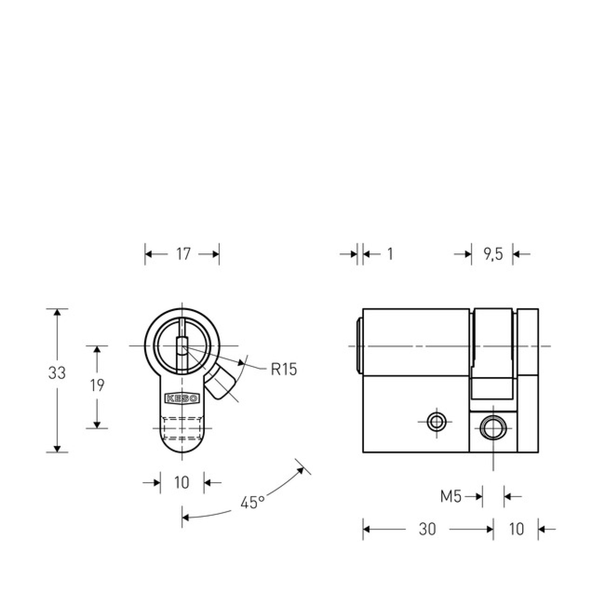 4000S Omega Halbzylinder 4000S Omega Halbzylinder